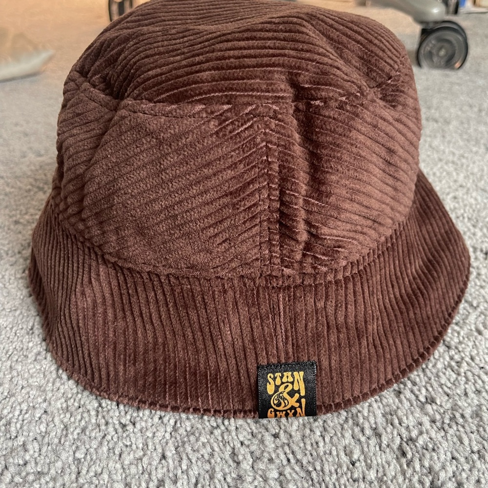 Chocolate Brown Corduroy Bucket Hat